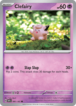 Clefairy Obsidian Flames #81