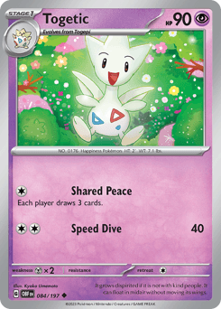 Togetic Obsidian Flames #84