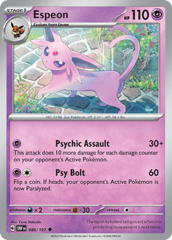 Espeon Obsidian Flames #86