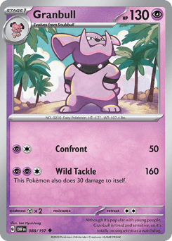 Granbull Obsidian Flames #88