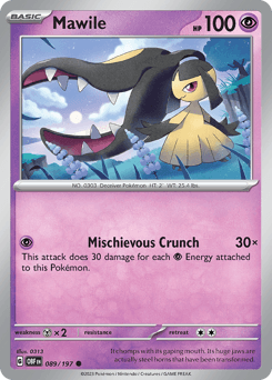 Mawile Obsidian Flames #89