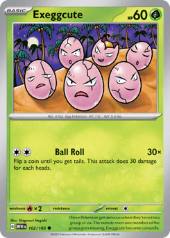 Exeggcute 151 #102
