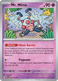 Mr. Mime 151 #122