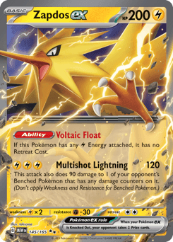 Zapdos ex 151 #145