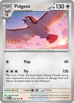 Pidgeot 151 #18