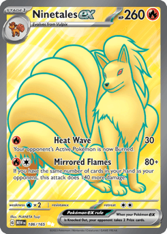 Ninetales ex 151 #186