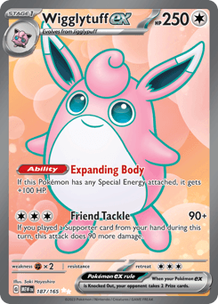 Wigglytuff ex 151 #187