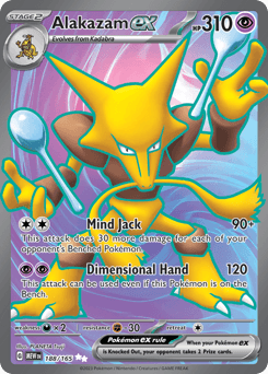 Alakazam ex 151 #188