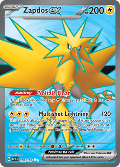 Zapdos ex 151 #192