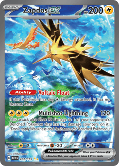 Zapdos ex 151 #202