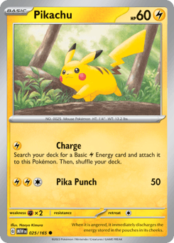 Pikachu 151 #25