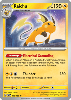 Raichu 151 #26