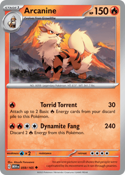 Arcanine 151 #59