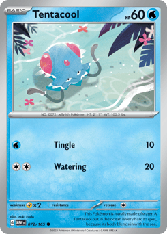 Tentacool 151 #72
