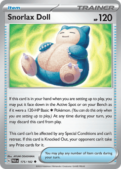 Snorlax Doll Paradox Rift #175