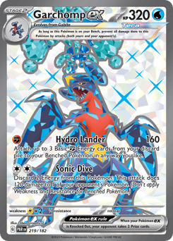 Garchomp ex Paradox Rift #219