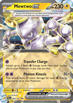Mewtwo ex Paradox Rift #58