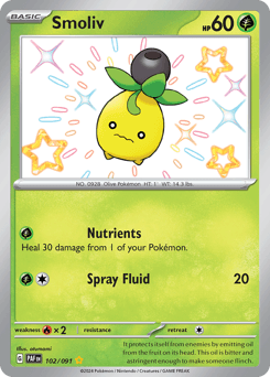 Smoliv Paldean Fates #102