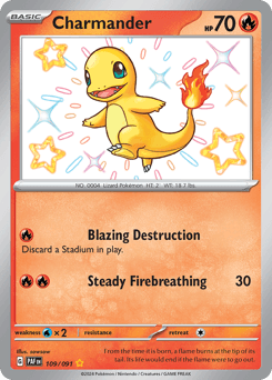 Charmander Paldean Fates #109
