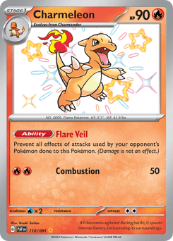 Charmeleon Paldean Fates #110