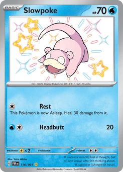 Slowpoke Paldean Fates #116