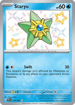 Staryu Paldean Fates #118
