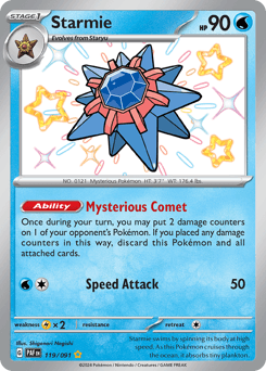 Starmie Paldean Fates #119
