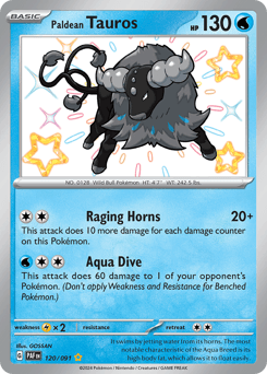 Paldean Tauros Paldean Fates #120