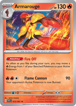 Armarouge Paldean Fates #15