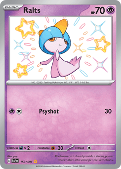 Ralts Paldean Fates #153