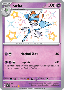 Kirlia Paldean Fates #154