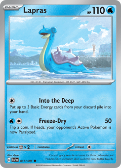 Lapras Paldean Fates #16
