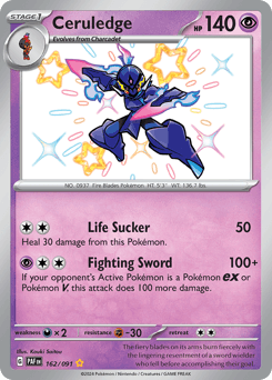 Ceruledge Paldean Fates #162