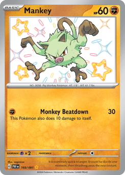 Mankey Paldean Fates #169