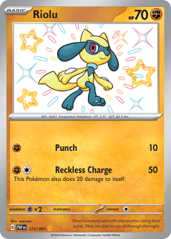 Riolu Paldean Fates #173