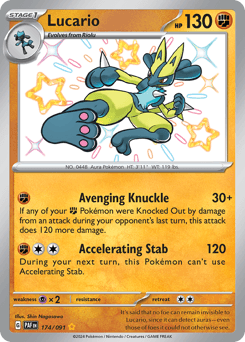 Lucario Paldean Fates #174