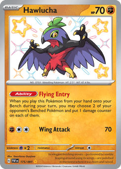 Hawlucha Paldean Fates #175