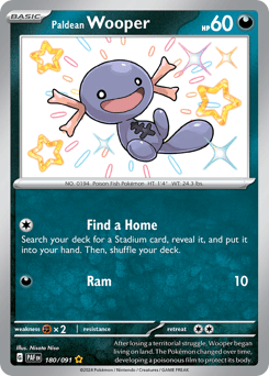 Paldean Wooper Paldean Fates #180