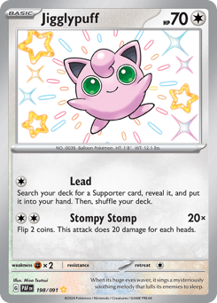 Jigglypuff Paldean Fates #198