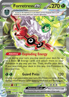Forretress ex Paldean Fates #2