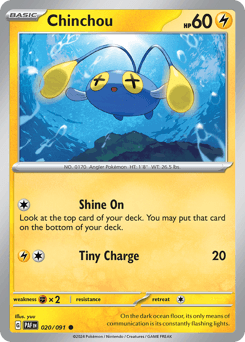 Chinchou Paldean Fates #20