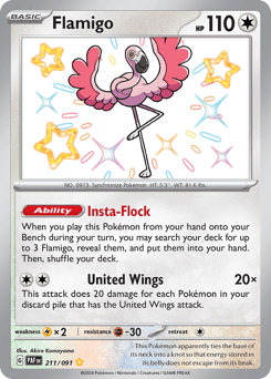 Flamigo Paldean Fates #211