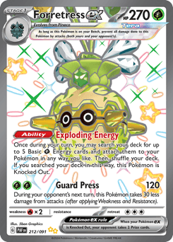 Forretress ex Paldean Fates #212