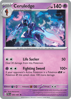 Ceruledge Paldean Fates #40