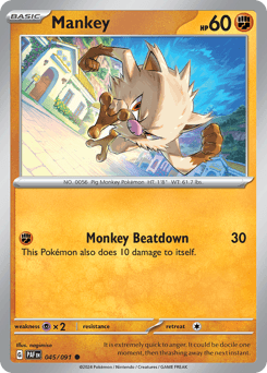 Mankey Paldean Fates #45