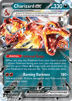 Charizard ex Paldean Fates #54