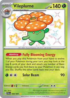 Vileplume Paldean Fates #94