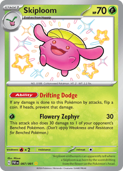 Skiploom Paldean Fates #97