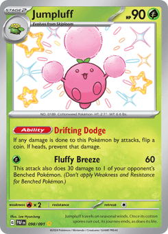 Jumpluff Paldean Fates #98