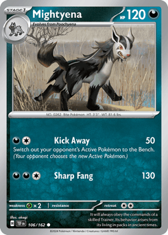 Mightyena Temporal Forces #106